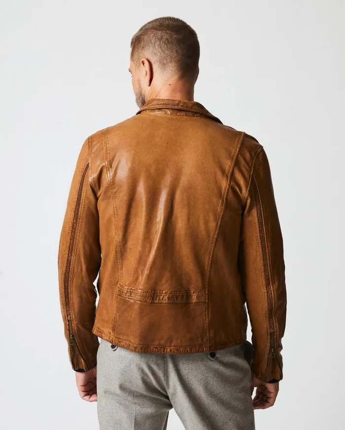 Jackets and Outerwear Men Billy Reid Blake Jacket Saddle