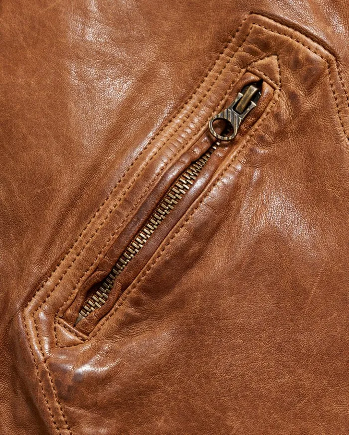 Jackets and Outerwear Men Billy Reid Blake Jacket Saddle