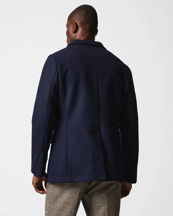 Jackets and Outerwear Men Billy Reid Bond Peacoat Navy