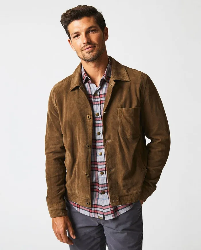 Jackets and Outerwear Men Billy Reid Ranch Jacket Uniform Green