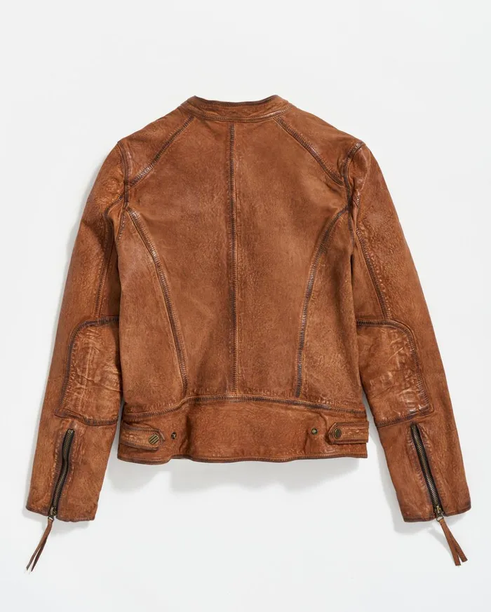Jackets and Outerwear Women Billy Reid Biker Jacket Brown