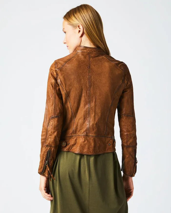 Jackets and Outerwear Women Billy Reid Biker Jacket Brown