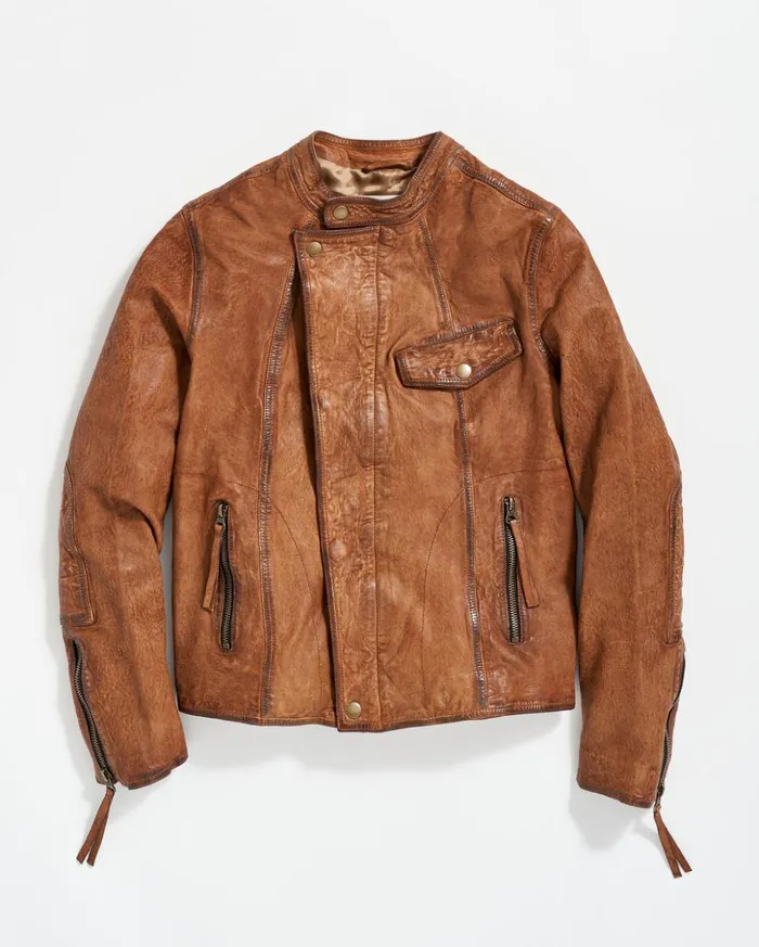 Jackets and Outerwear Women Billy Reid Biker Jacket Brown