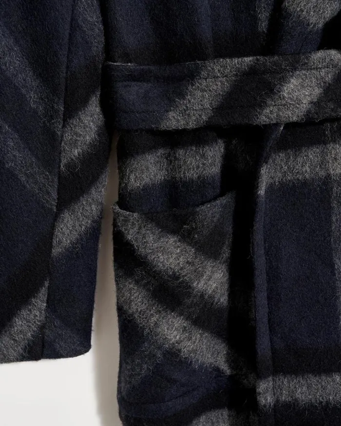 Jackets and Outerwear Women Billy Reid Car Blanket Coat Blackgrey