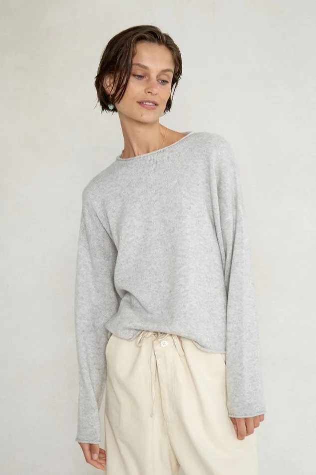 Jane Sweater Frost Women Chan Luu Knitwear