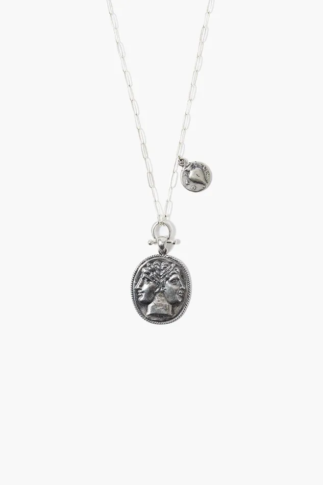 Janus Coin Necklace Silver Women Chan Luu Necklaces