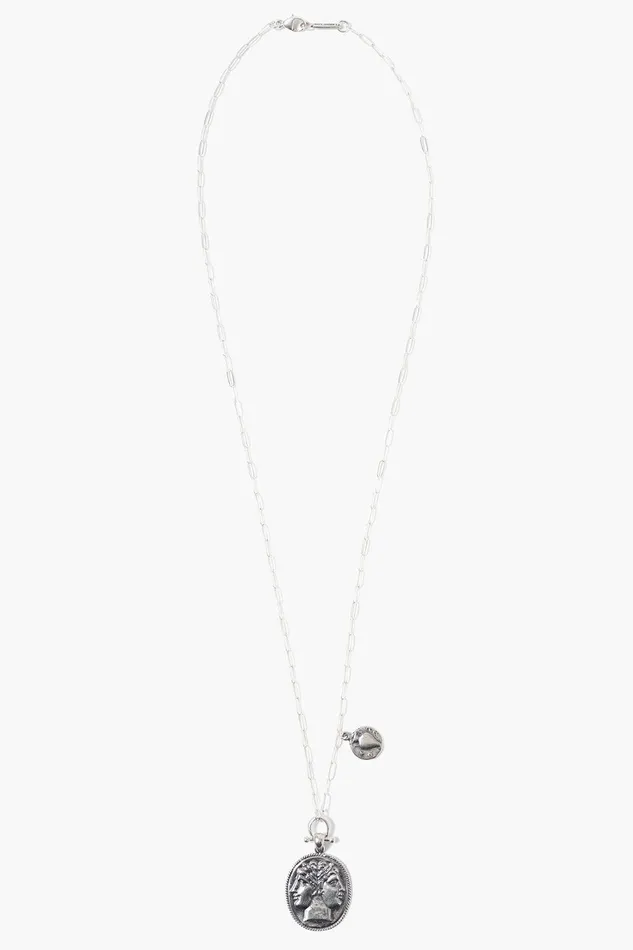 Janus Coin Necklace Silver Women Chan Luu Necklaces