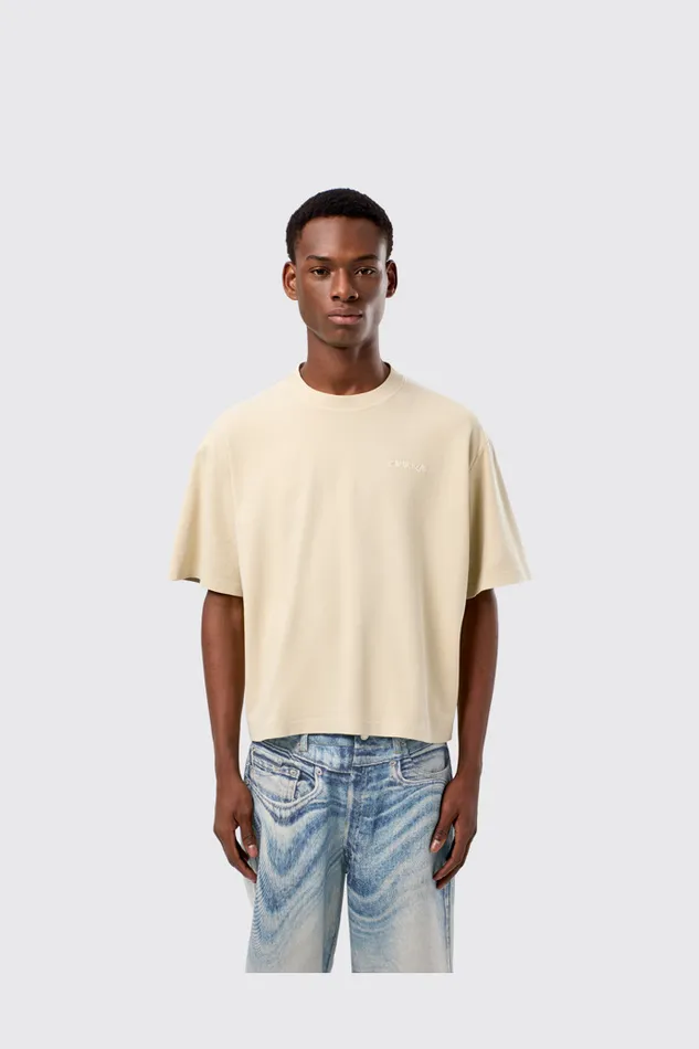 Jersey Men Camper TShirt Beige Cotton Tshirt Jersey Men Camper TShirt Beige Cotton Tshirt