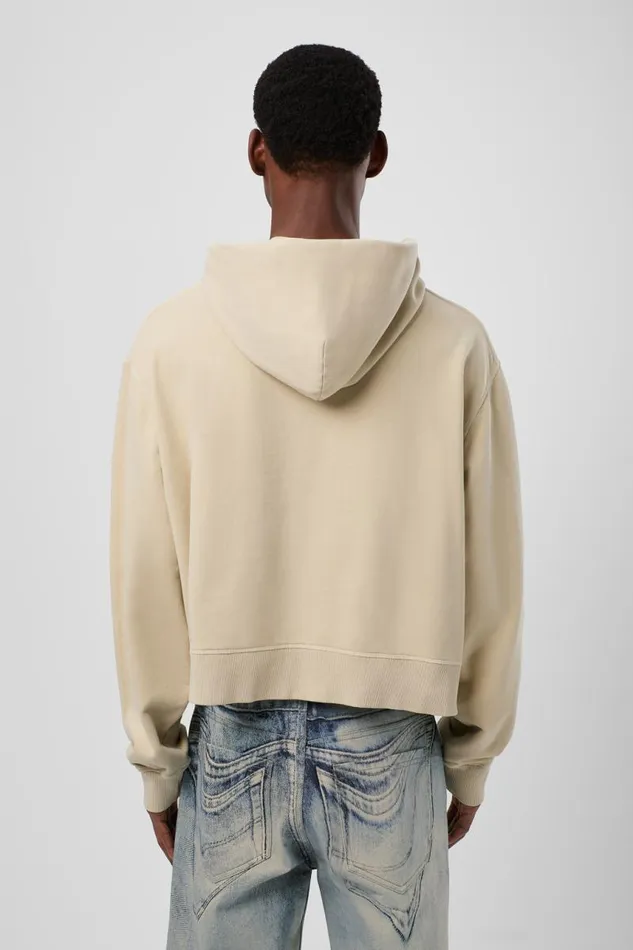 Jersey Women Camper Hoodie Beige Cotton Hoodie