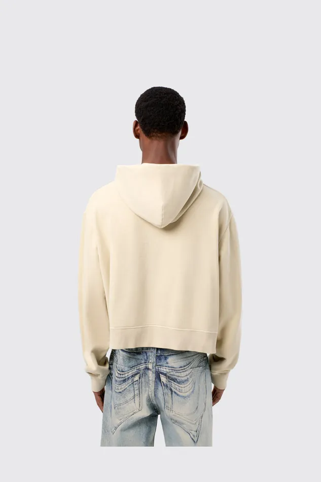 Jersey Women Camper Hoodie Beige Cotton Hoodie