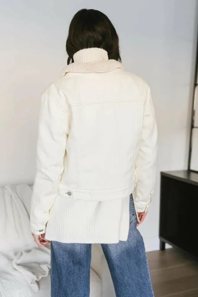 Jules Denim Jacket Natural Women Bohme Outerwear