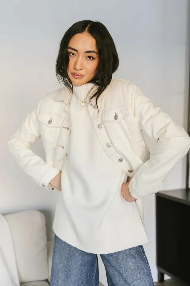Jules Denim Jacket Natural Women Bohme Outerwear