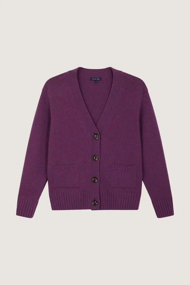 Jumpers and Cardigans Women Soeur SERGIO CARDIGAN Purple