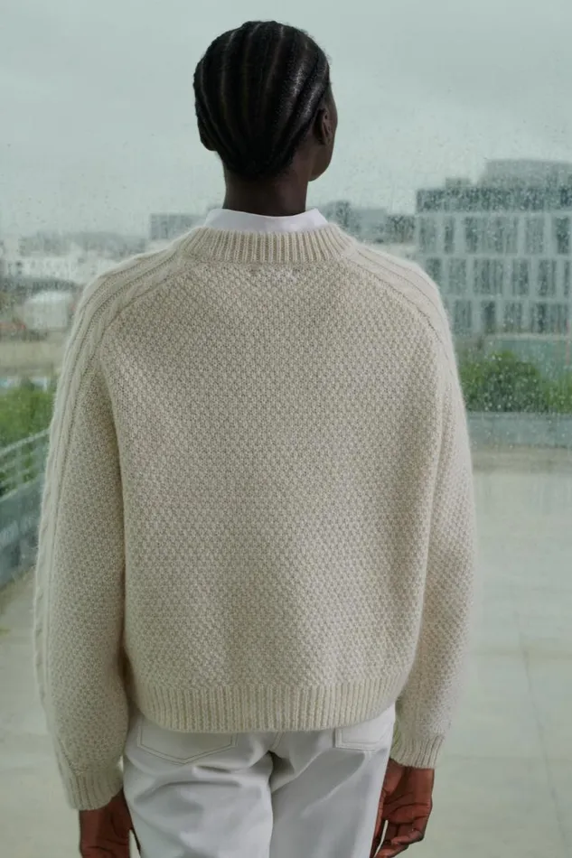 Jumpers and Cardigans Women Soeur WANDO JUMPER Offwhite