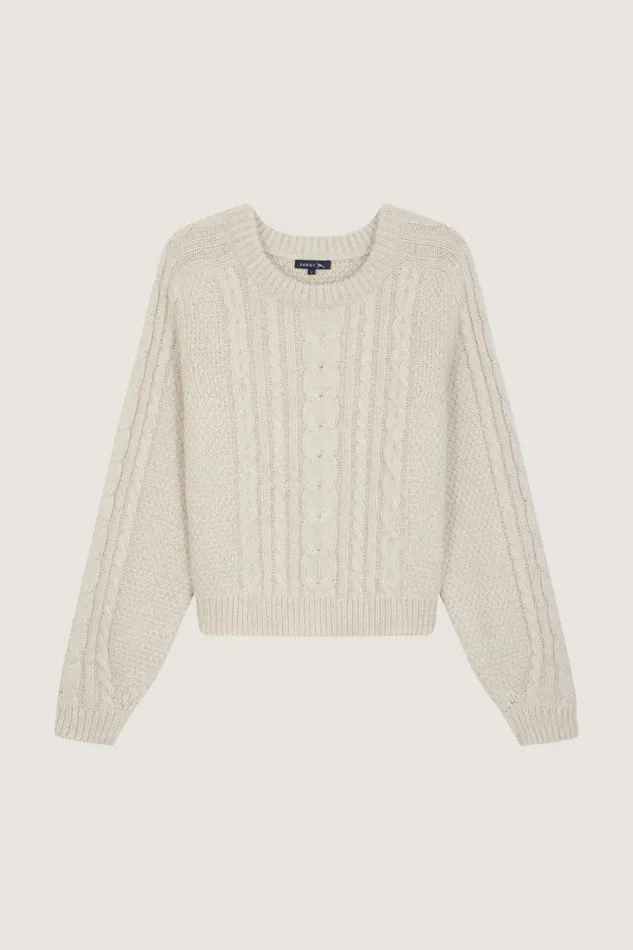 Jumpers and Cardigans Women Soeur WANDO JUMPER Offwhite