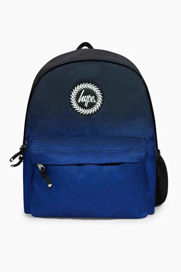 Just Hype Backpacks Hype Iconic BlackBlue Speckle Fade Boys School Backpack