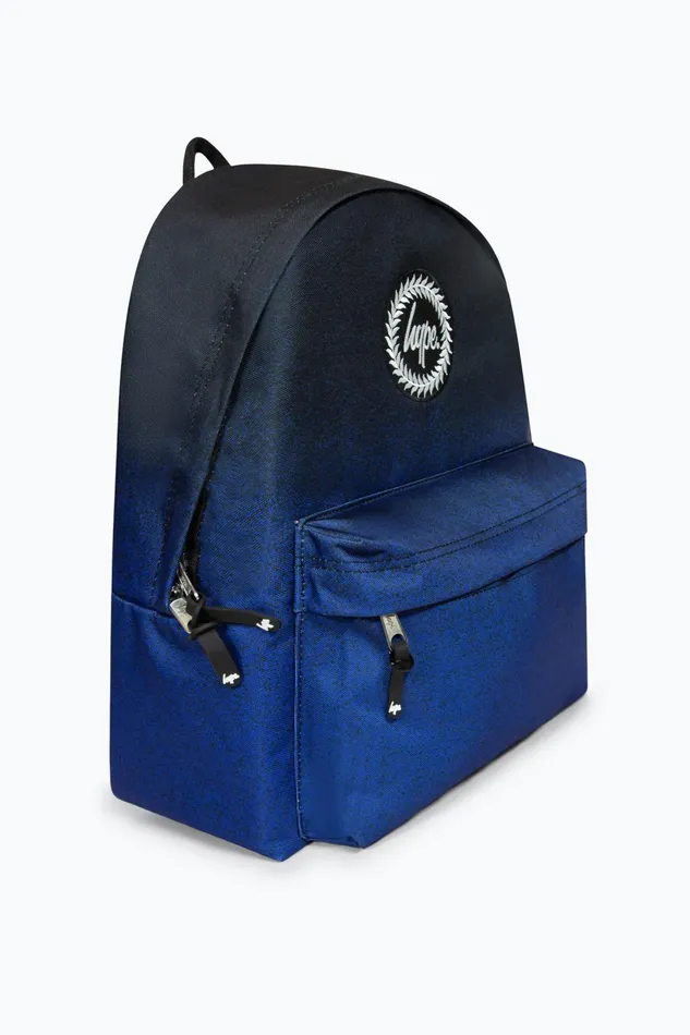 Just Hype Backpacks Hype Iconic BlackBlue Speckle Fade Boys School Backpack