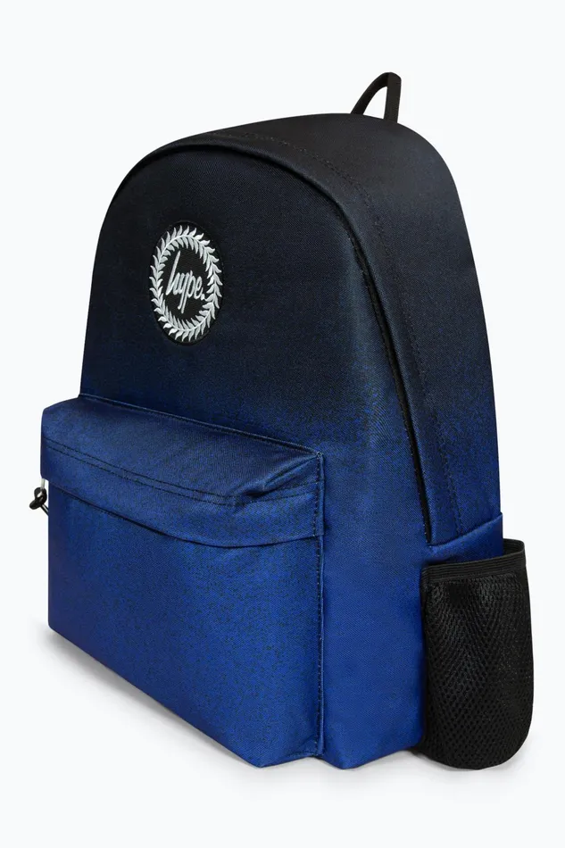 Just Hype Backpacks Hype Iconic BlackBlue Speckle Fade Boys School Backpack