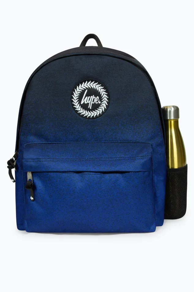 Just Hype Backpacks Hype Iconic BlackBlue Speckle Fade Boys School Backpack