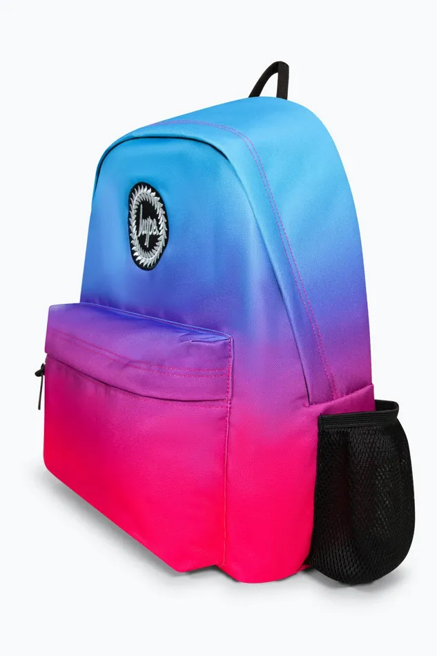 Just Hype Backpacks Hype Iconic BluePink Fade Girls School Backpack