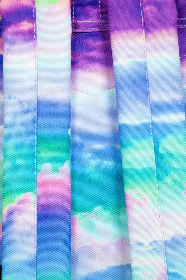 Just Hype Backpacks Hype Iconic Rainbow Clouds School Backpack For Girls