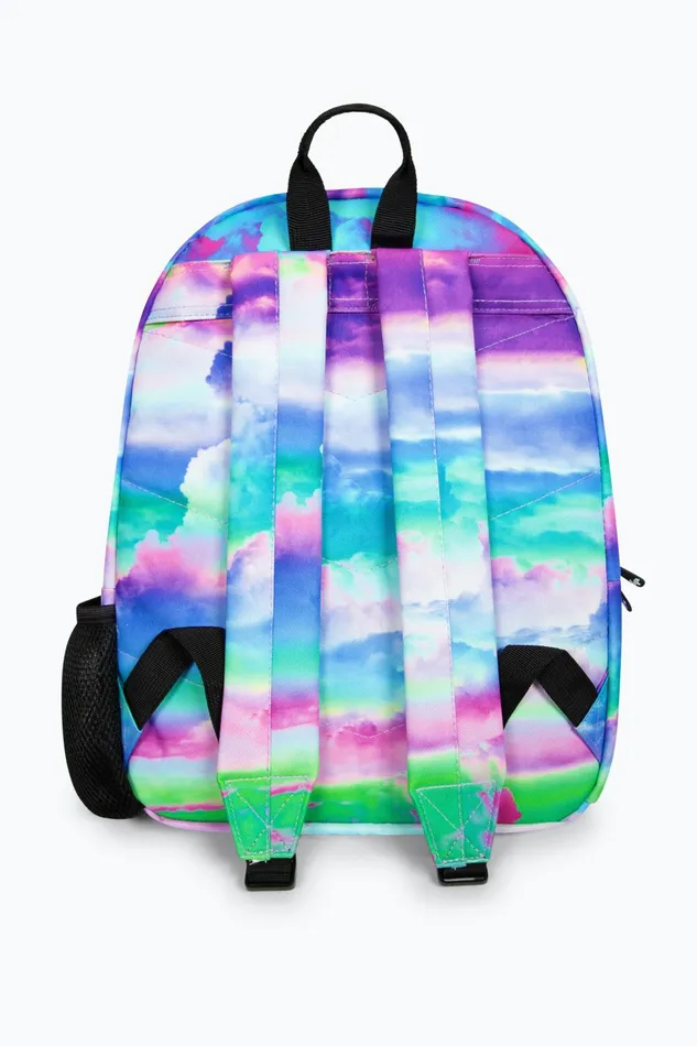 Just Hype Backpacks Hype Iconic Rainbow Clouds School Backpack For Girls