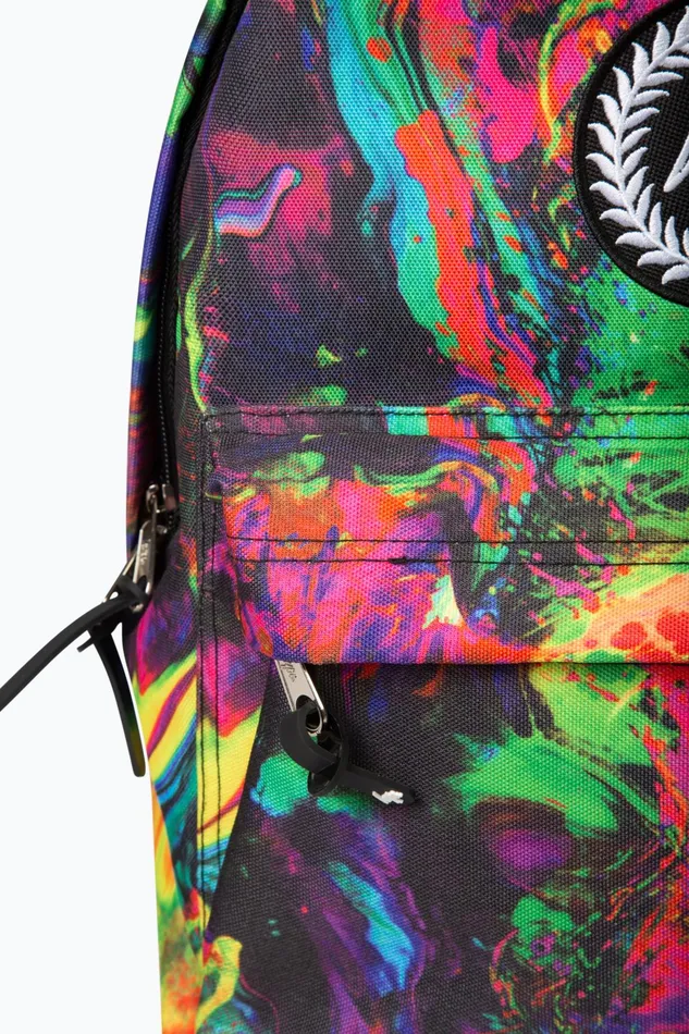 Just Hype Backpacks Hype Kids Multi Abstract Paint Backpack