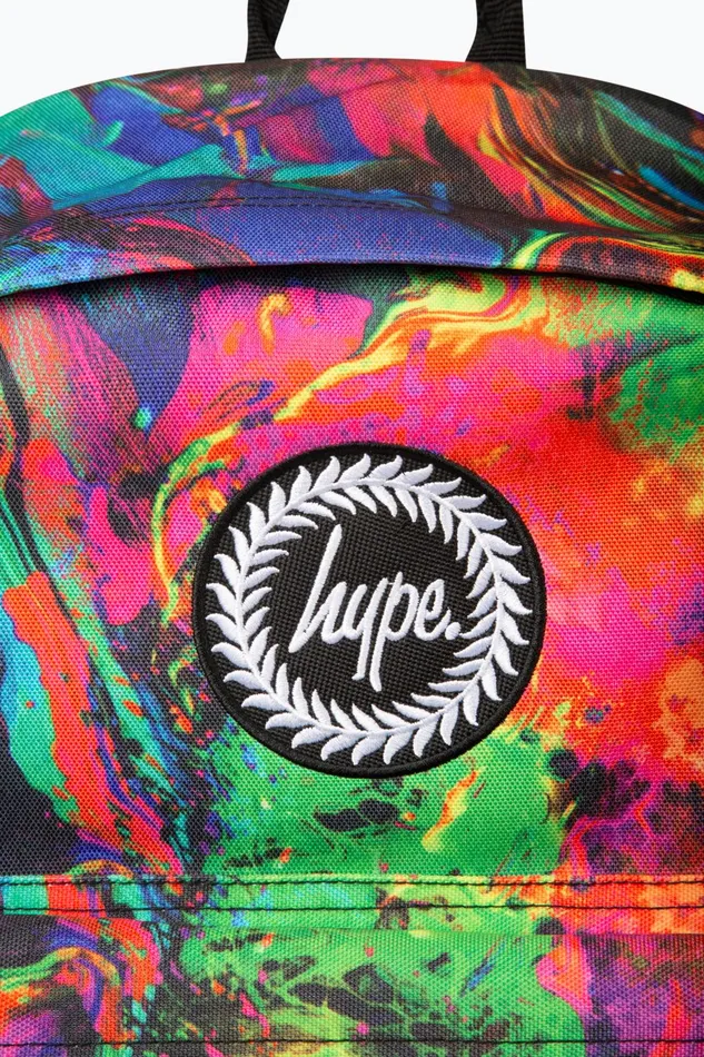 Just Hype Backpacks Hype Kids Multi Abstract Paint Backpack