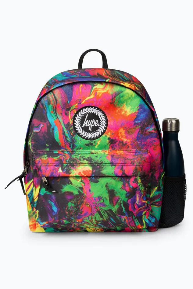 Just Hype Backpacks Hype Kids Multi Abstract Paint Backpack