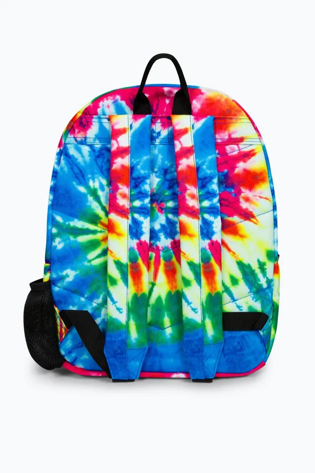 Just Hype Backpacks Hype Unisex Iconic Rainbow Hippy Tie Dye Backpack