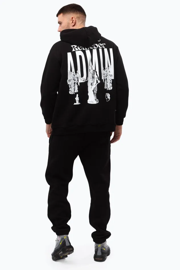 Just Hype Hoodies and Pullovers Justhype Mens Black Admin Hoodie