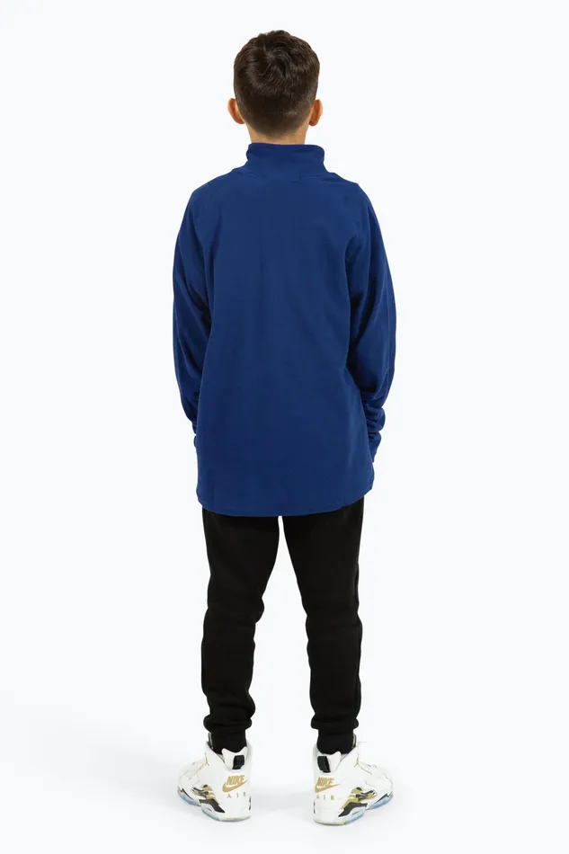 Just Hype Hoodies and Sweatshirts Hype Boys Navy Snow Fleece
