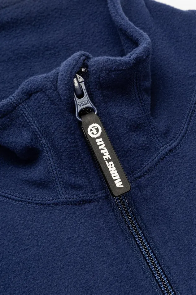 Just Hype Hoodies and Sweatshirts Hype Boys Navy Snow Fleece