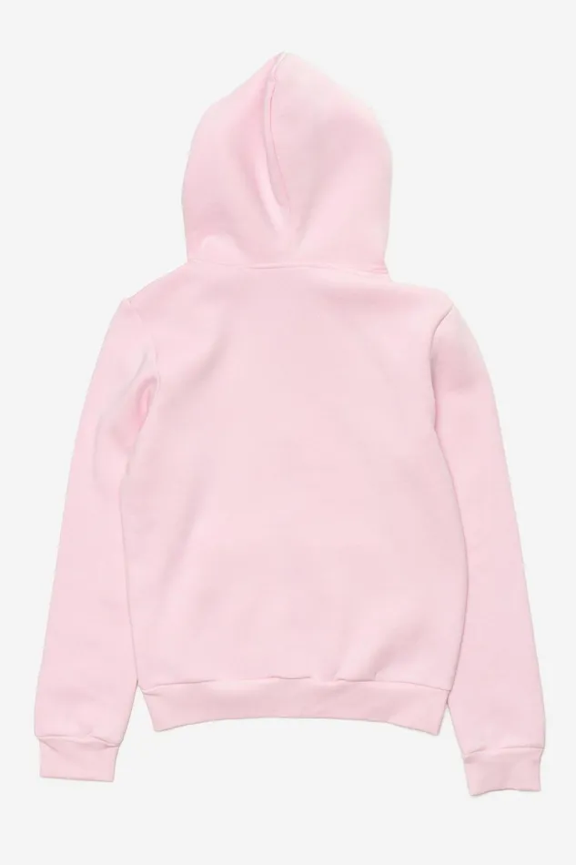 Just Hype Hoodies and Sweatshirts Hype Womens Pink Scribble Zip Hoodie