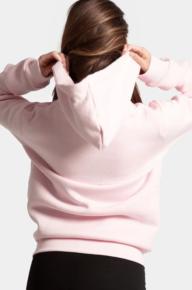 Just Hype Hoodies and Sweatshirts Hype Womens Pink Scribble Zip Hoodie