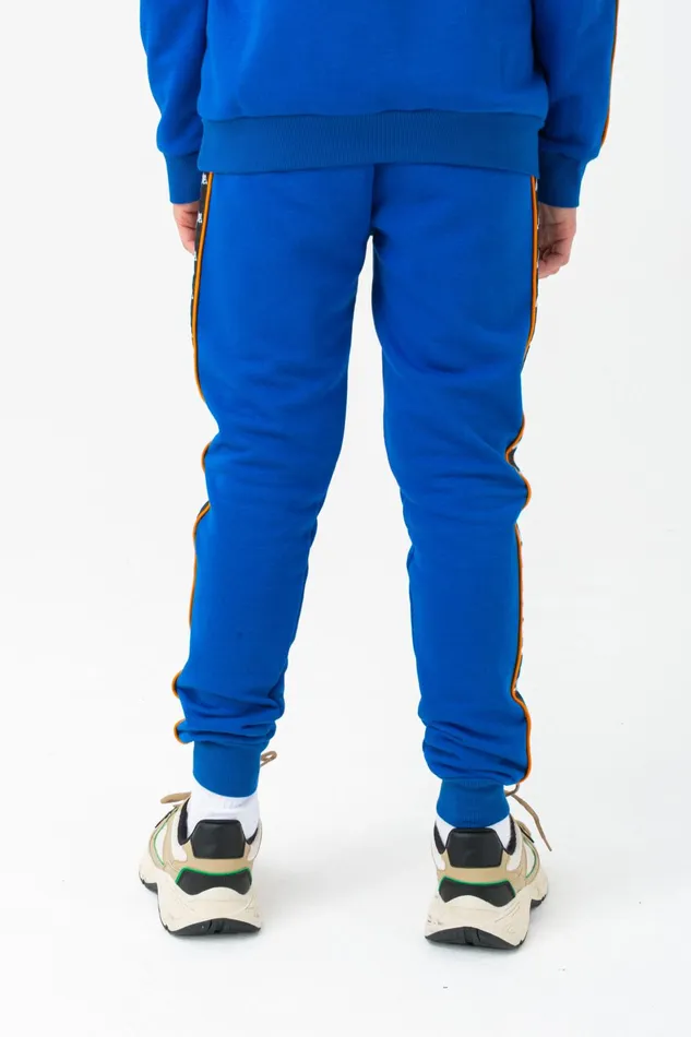 Just Hype Joggers Hype Boys Blue Diversion Script Joggers