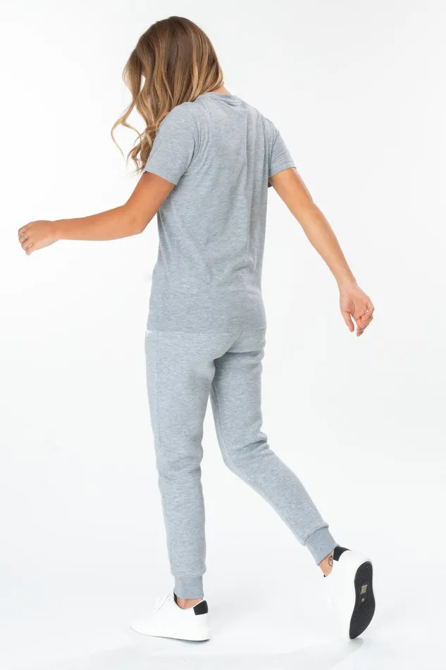 Just Hype Joggers Hype Grey Scribble Logo Women039S Joggers