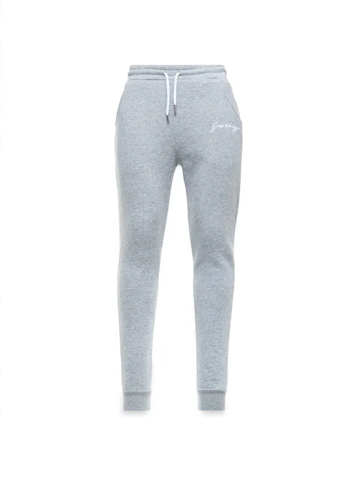 Just Hype Joggers Hype Grey Scribble Logo Women039S Joggers