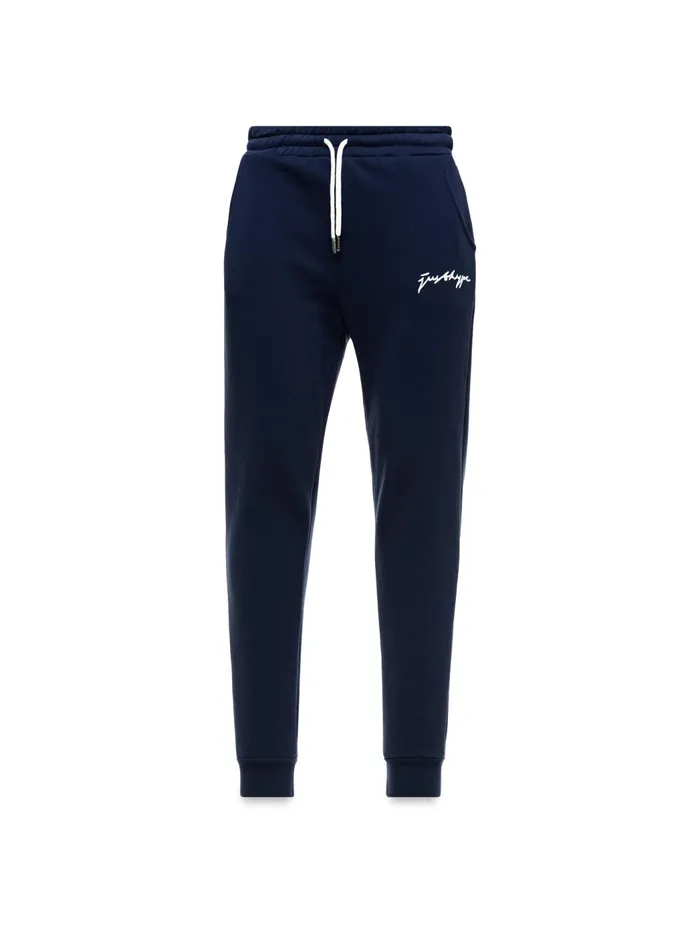 Just Hype Joggers Hype Navy Scribble Logo Women039S Joggers