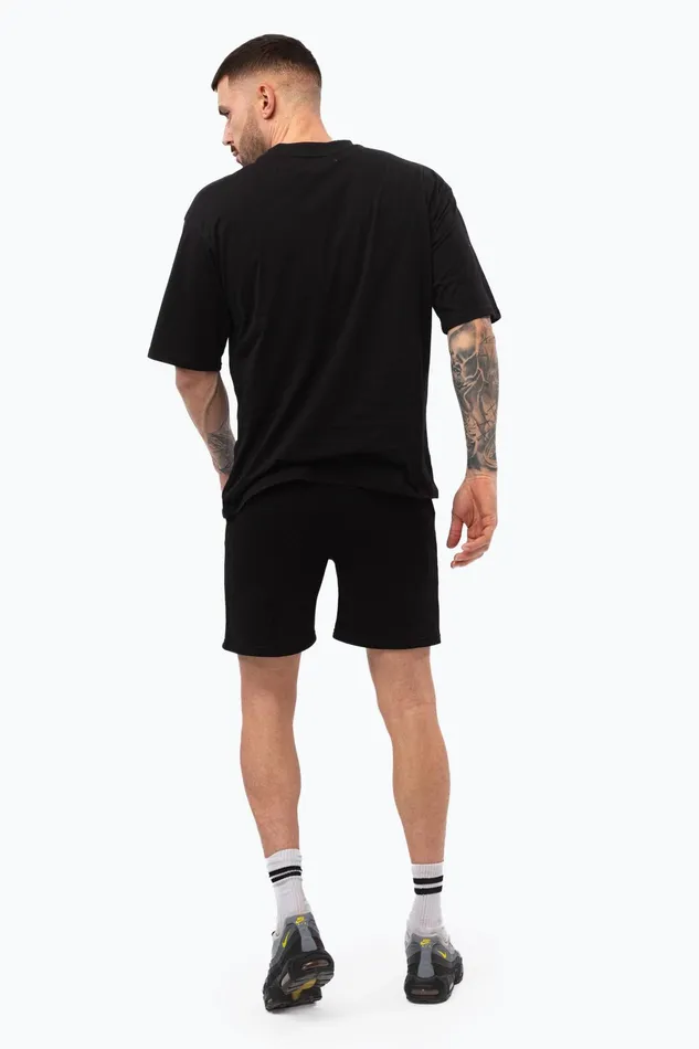 Just Hype Swimwear and Shorts Black College Outline Shorts