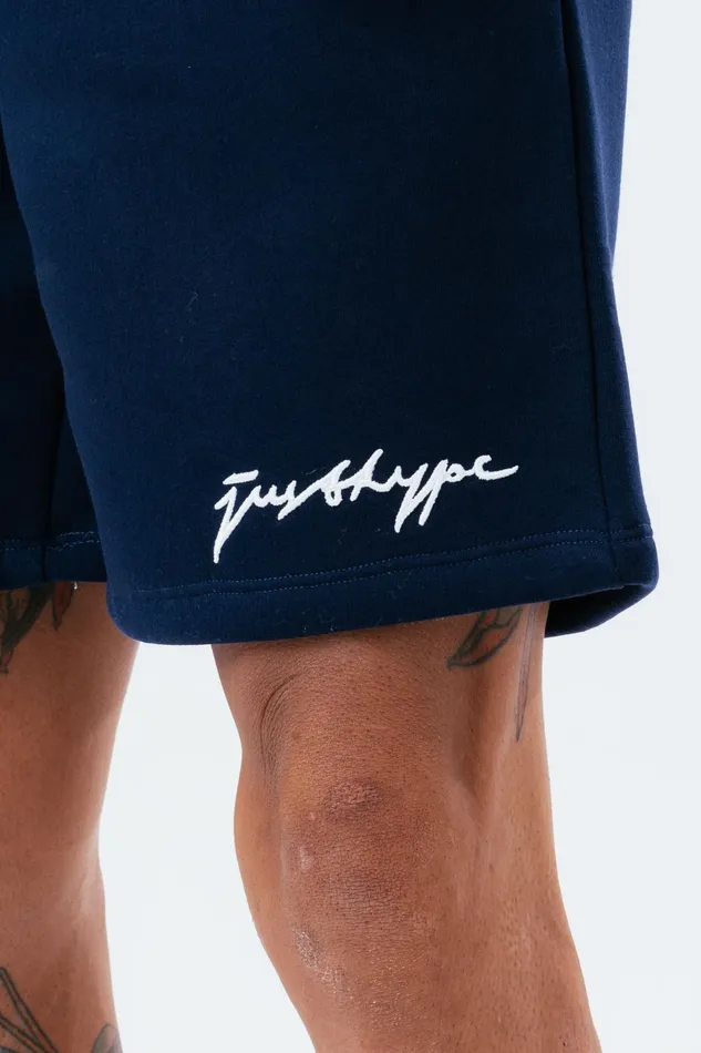 Just Hype Swimwear and Shorts Hype Navy Scribble Men039S Shorts