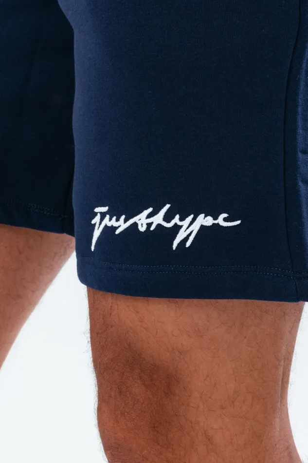 Just Hype Swimwear and Shorts Hype Navy Scribble Men039S Shorts