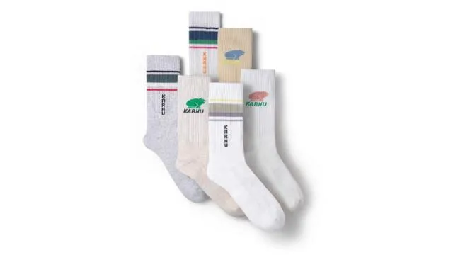 Karhu Tubular87 Sock Light Grey Melange June Bug Men Socks