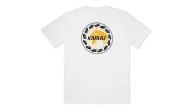 Karhu Worldwide Tshirt 8211 White India Ink Men TShirts