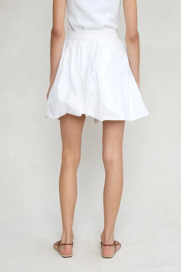 Kelly Bubble Skirt Eggshell Women Chan Luu Bottoms