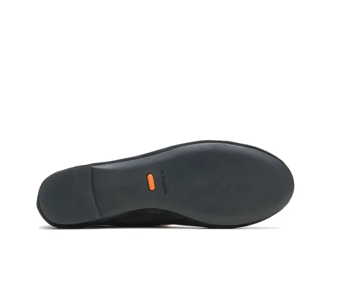 Kendal Ballet Perfect Fit Black Suede Flats and SlipOns Hush Puppies Women Kendal Ballet Perfect Fit Black Suede Flats and SlipOns Hush Puppies Women