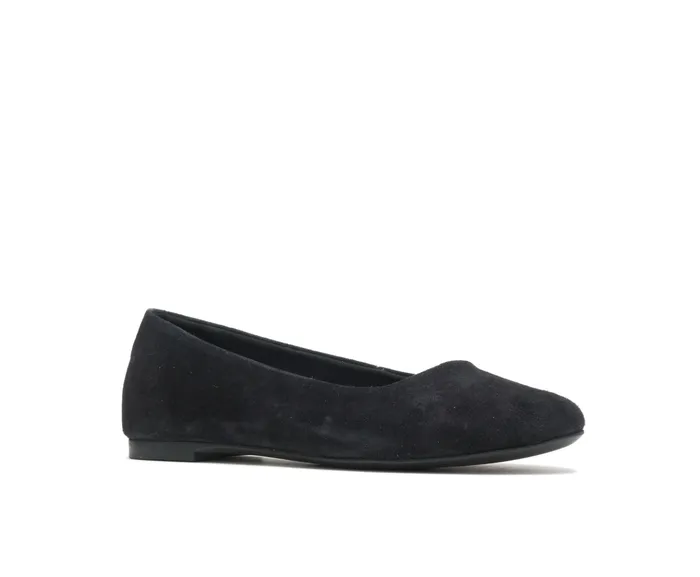 Kendal Ballet Perfect Fit Black Suede Flats and SlipOns Hush Puppies Women Kendal Ballet Perfect Fit Black Suede Flats and SlipOns Hush Puppies Women