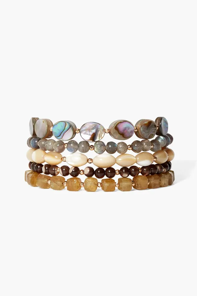 Keyes Naked Wrap Bracelet Natural Mix Women Chan Luu Bracelets
