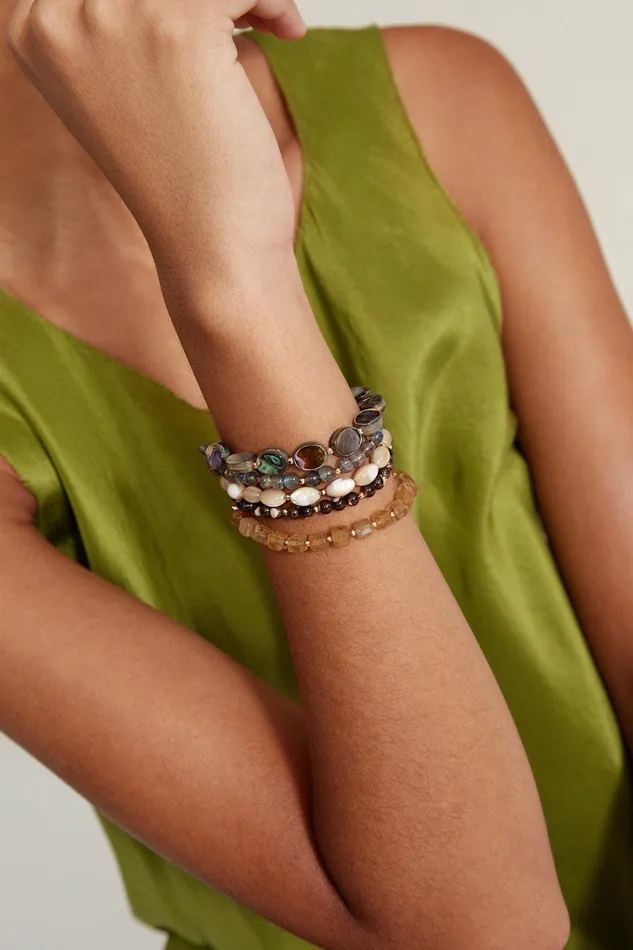 Keyes Naked Wrap Bracelet Natural Mix Women Chan Luu Bracelets