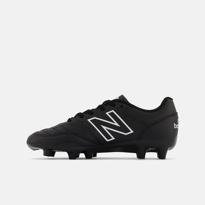 Kids 442 V2 ACADEMY JNR FG Black With White New Balance Cleats Kids 442 V2 ACADEMY JNR FG Black With White New Balance Cleats